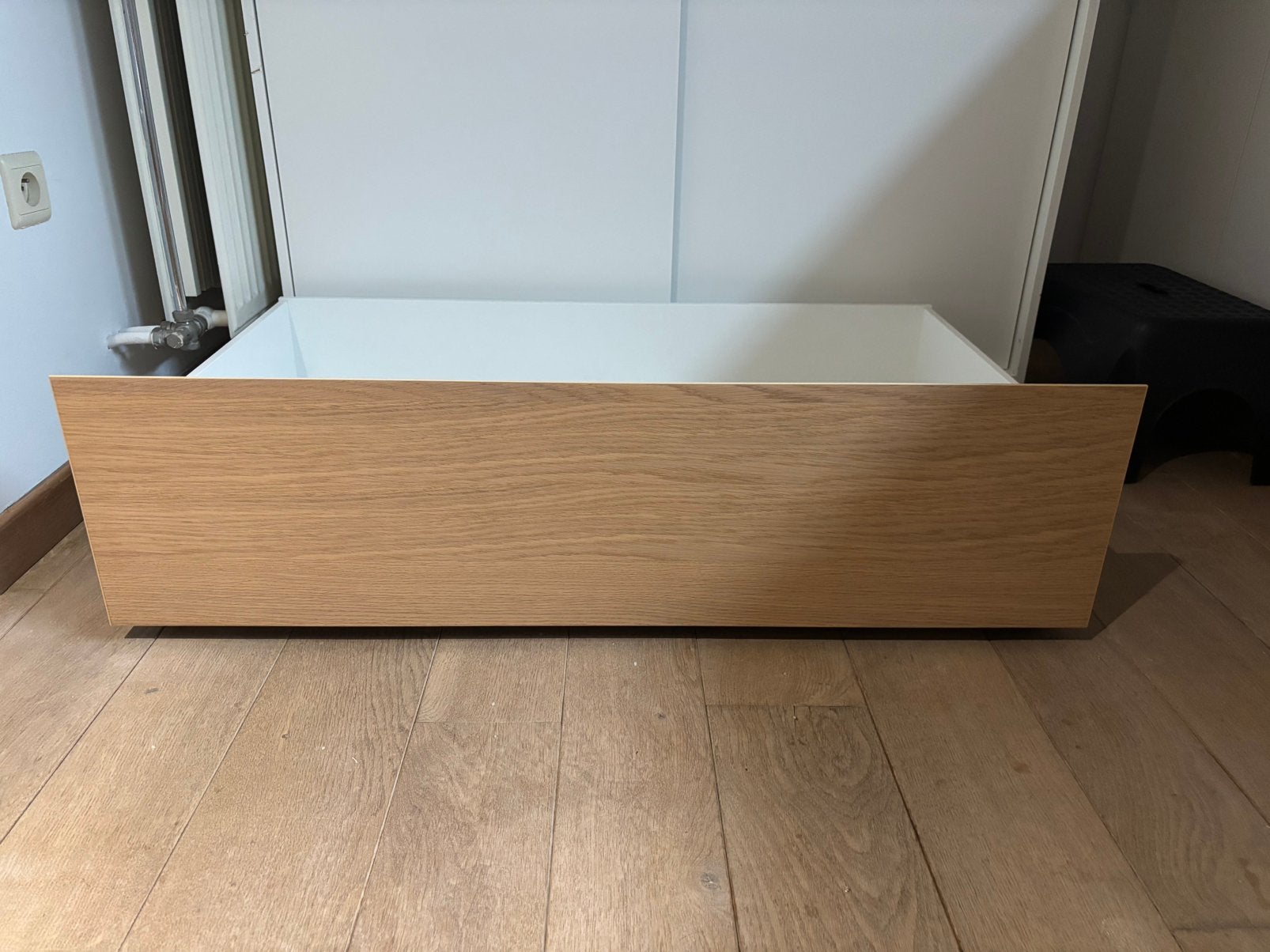 bedlade voor bed Malm (Ikea), Huis en Inrichting, Ophalen, Zo goed als nieuw, Wit