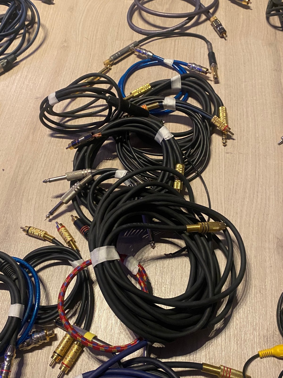 audiokabels pro– XLR / RCA / Jack interconnects – verguld, Muziek en Instrumenten, Ophalen of Verzenden, Zo goed als nieuw