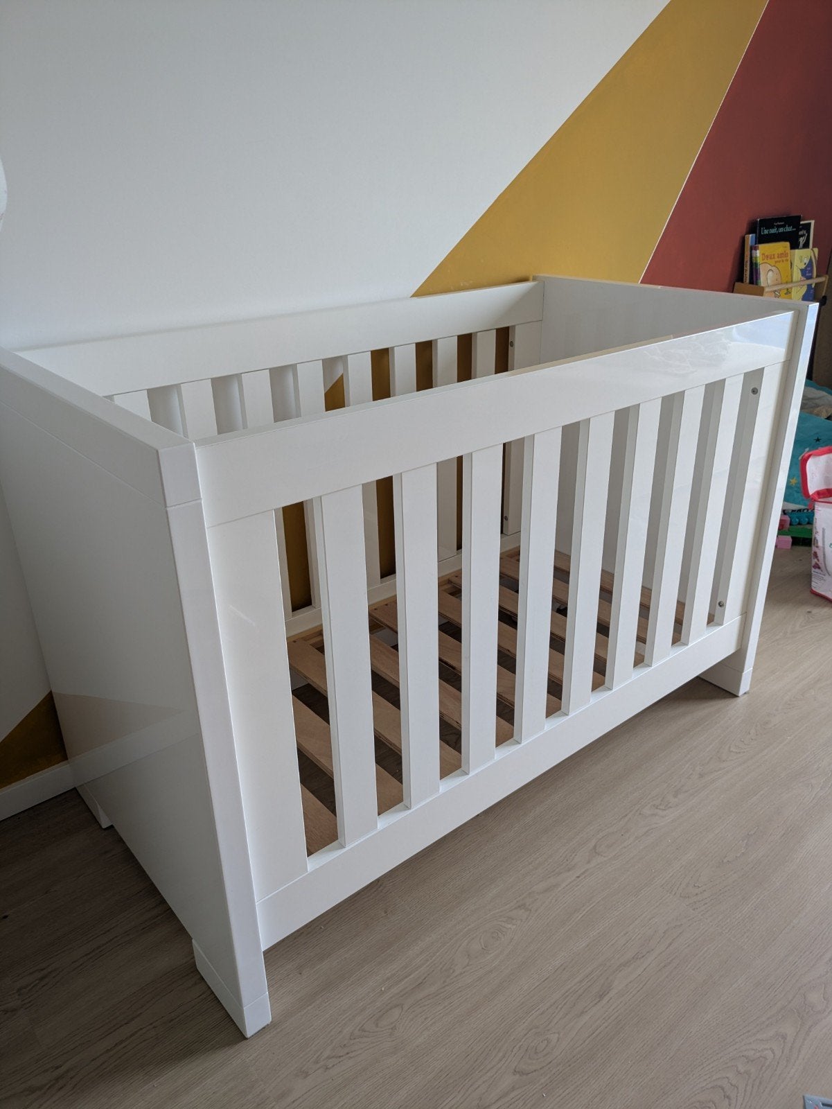 Lit bébé blanc Bopita  120cm, Enlèvement