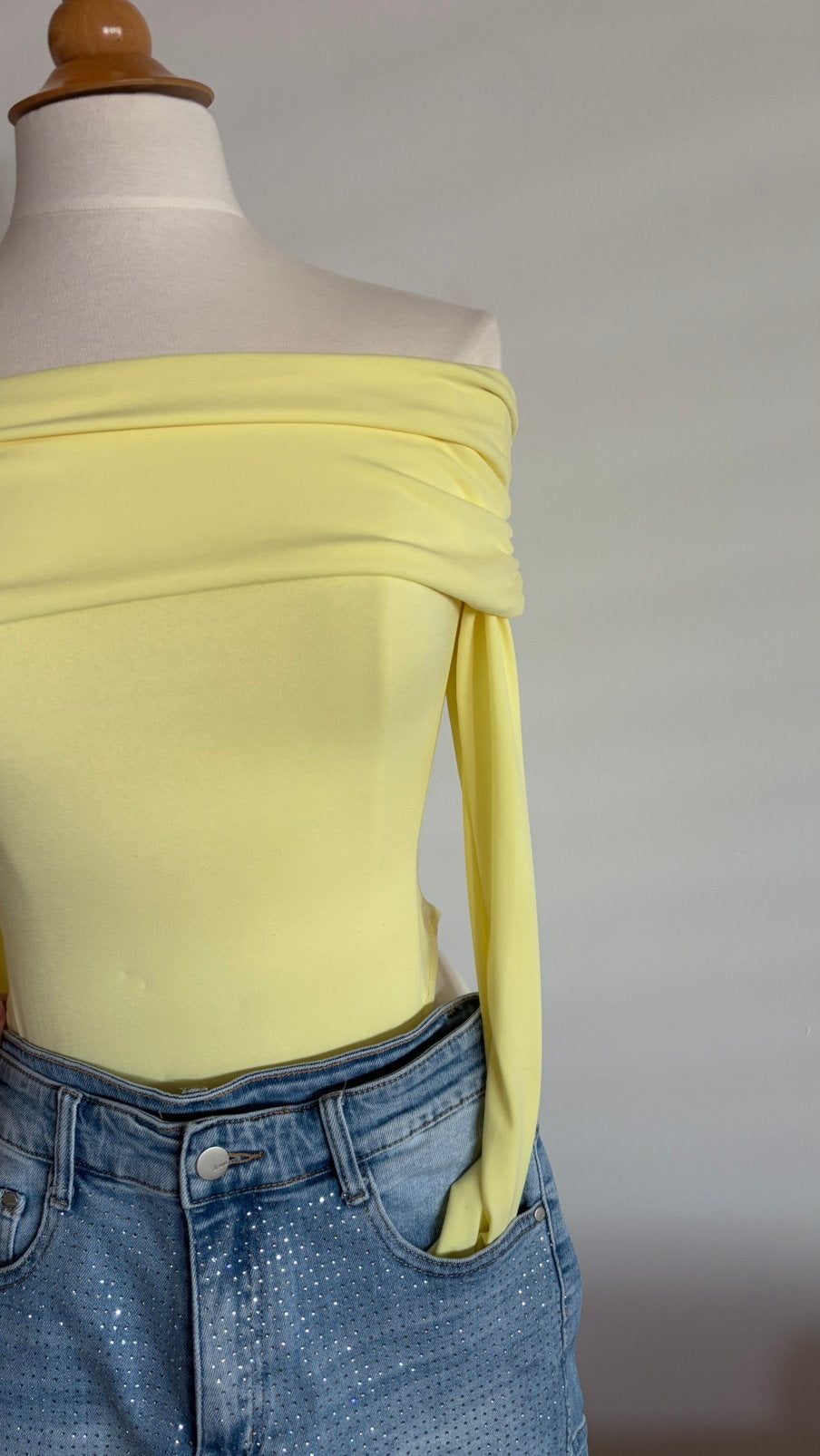 Top jaune (taille unique), Enlèvement, Neuf, Jaune