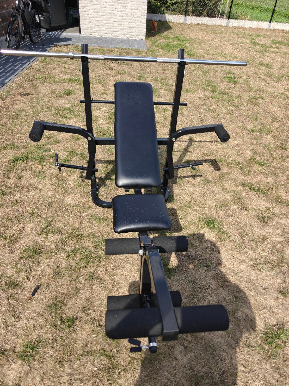 Halterbank met gewichten+-55 kg, Enlèvement