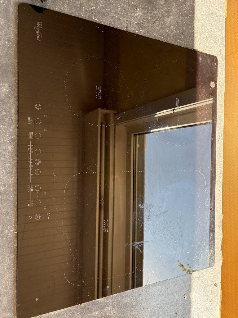 Inductiekookplaat whirlpool, Elektronische apparatuur, Ophalen, Gebruikt, 4 kookzones, Inbouw