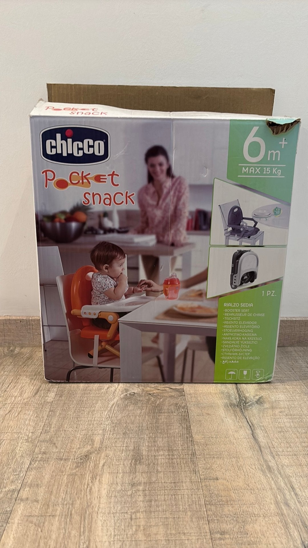 Chicco pocket snack stoelverhoging handige meeneemstoel, Ophalen, Zo goed als nieuw