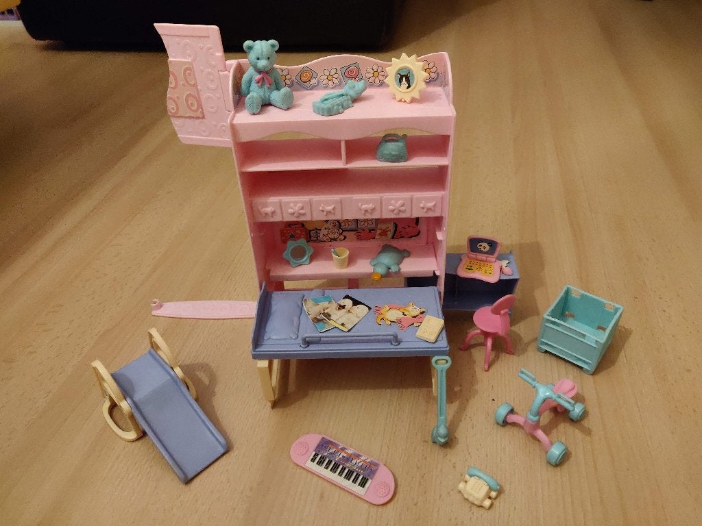 Barbie kinderkamer, Kinderen en Baby's, Speelgoed | Poppen, Ophalen, Gebruikt, Barbie