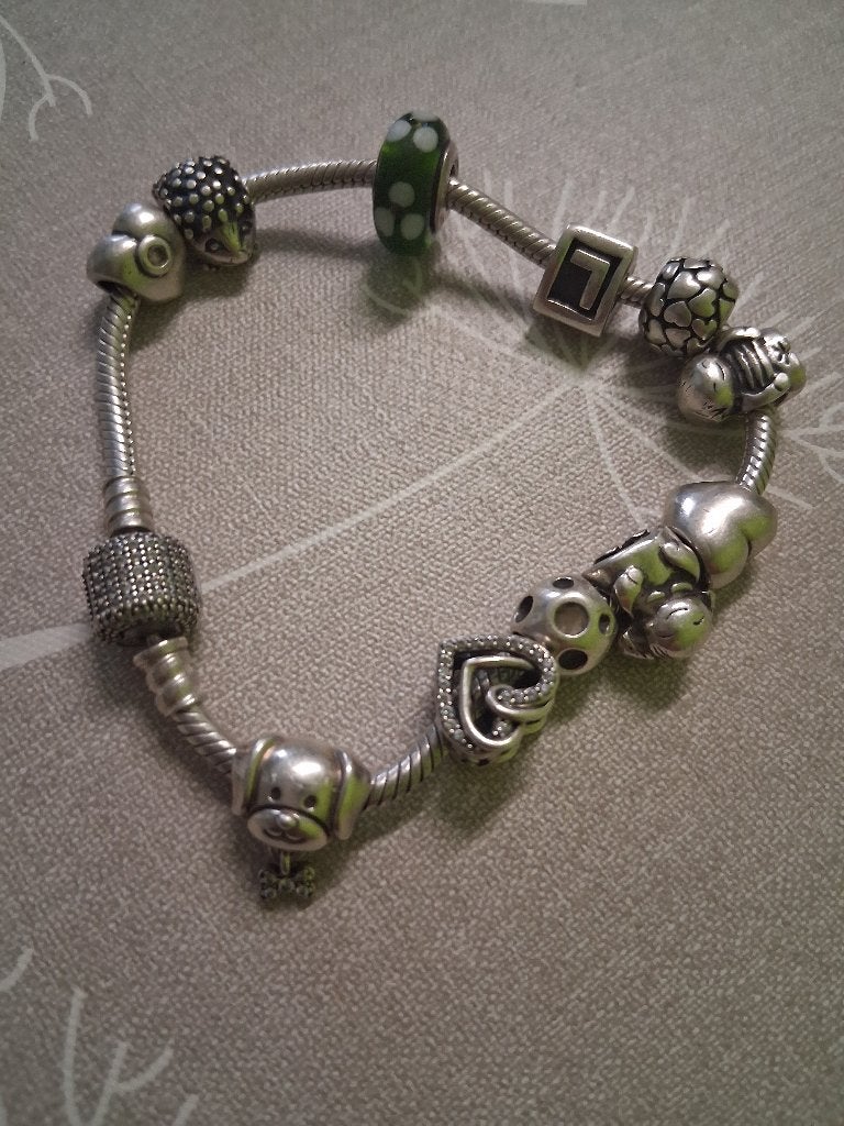 Pandora armband, Ophalen, Zo goed als nieuw, Met bedels of kralen, Zilver