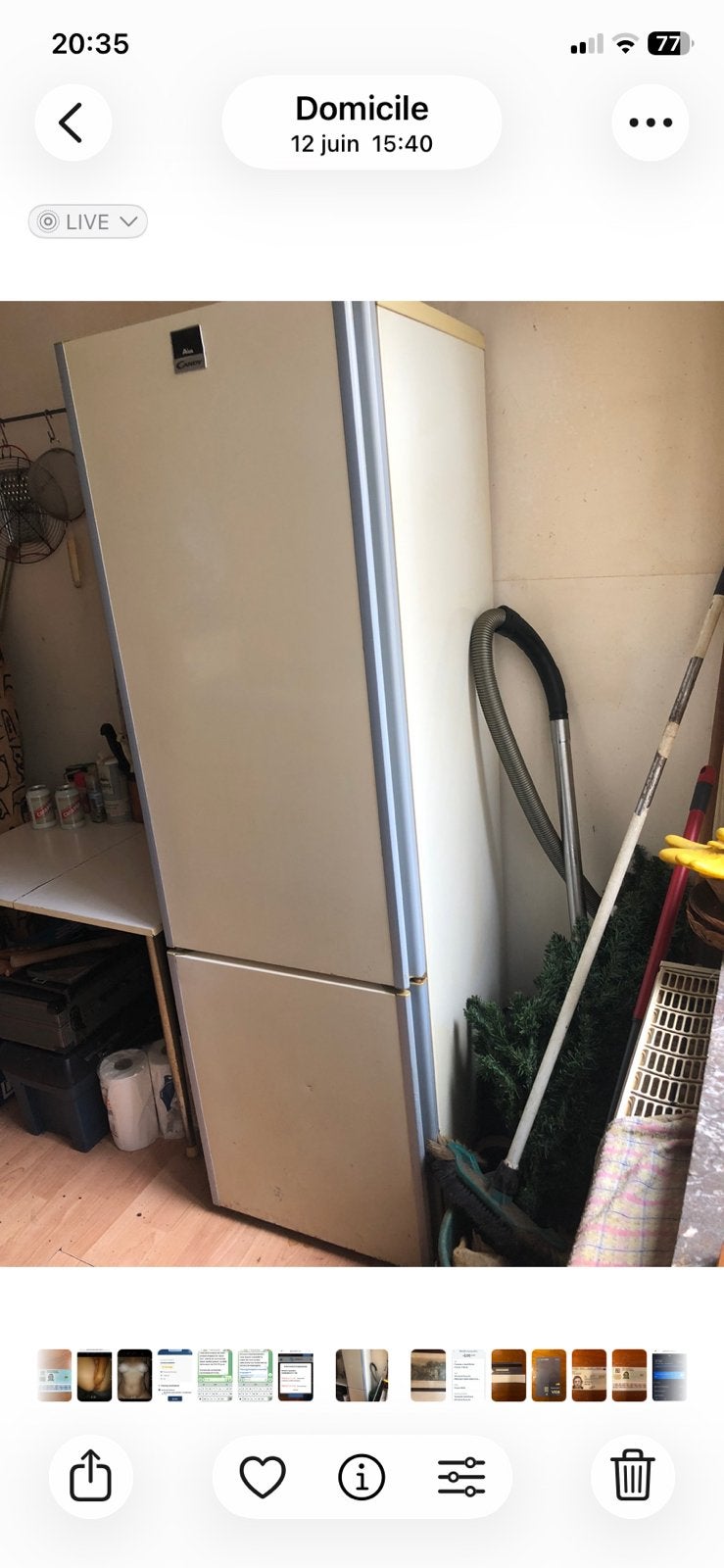 Frigo, Electroménager, Enlèvement