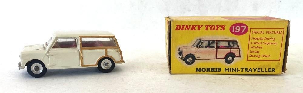 Dinky Toys Mini Traveller wit  # 197., Ophalen of Verzenden, Gebruikt, Auto, Dinky Toys