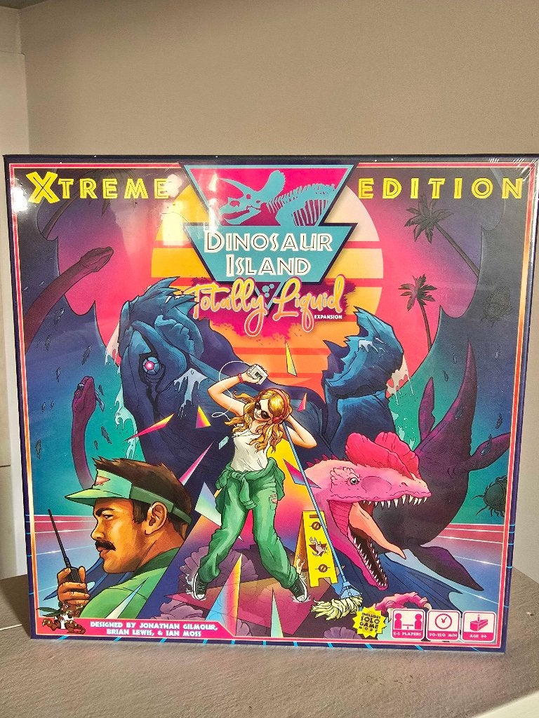 Dinosaur Island Xtreme + Expansions Kickstarter boardgame, Een of twee spelers, Ophalen of Verzenden, Nieuw, Pandasaurus Games