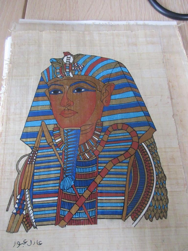 2 perkamenten uit egypte, Antiek en Kunst, Ophalen