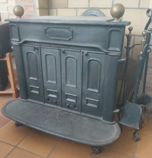 Godin gietijzeren koekenpan, Ophalen, Gebruikt, Houtkachel, Vrijstaand