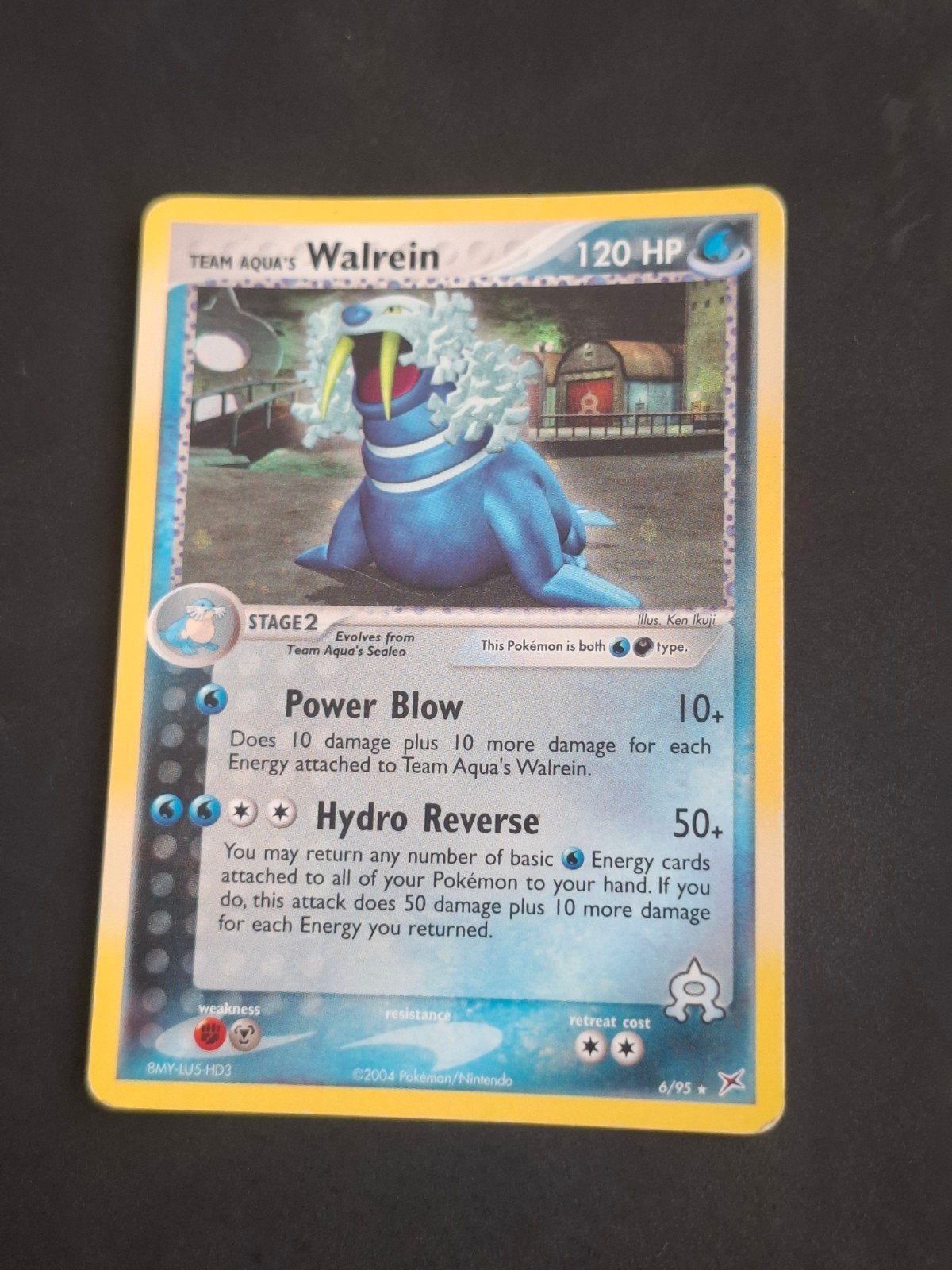 Carte Pokémon - Walrein 6/95 Holo (EX) Team Magma de Team Aq, Hobby & Loisirs créatifs, Enlèvement ou Envoi