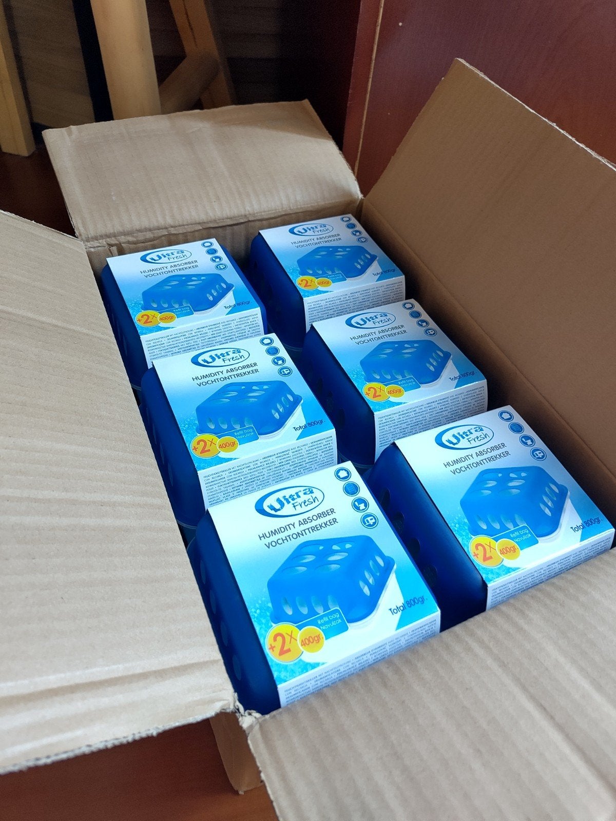 12 lege dozen vochtonttrekker Ultra Fresh, Ophalen of Verzenden, Overige typen