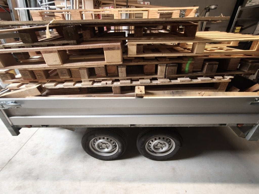 gratis paletten, brandhout, Tuin en Terras, Brandhout, Ophalen