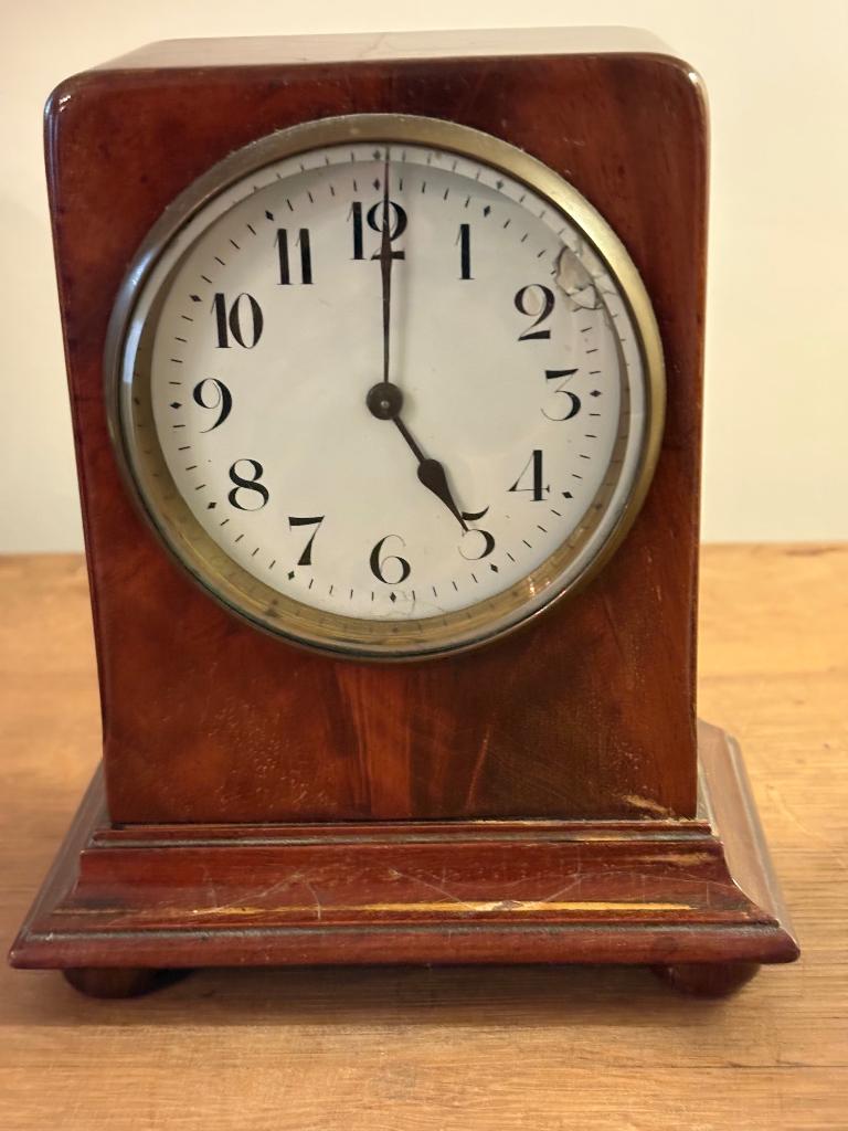 Houten Tafel-Pendule klok (1920-1940), Antiek en Kunst, Ophalen of Verzenden