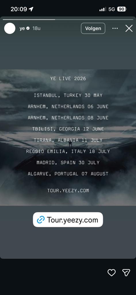 Ye - Kanye West tickets Gelredome 6 Juni, Tickets & Billets, Concerts | R&B & Hip-hop, Juin