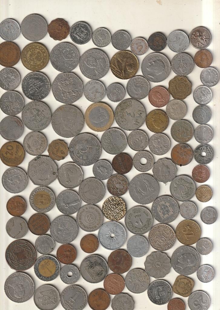 lot de 100 anciennes pièces africaines, voir photos,, Envoi, Autres pays, Monnaie en vrac