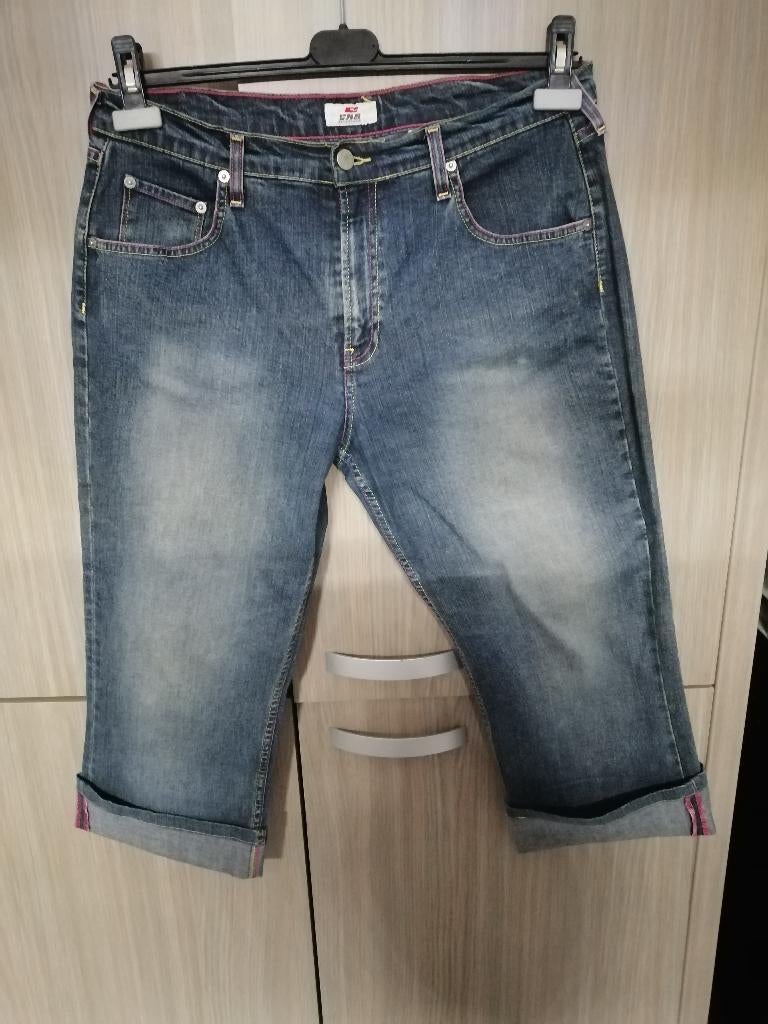 toffe 3/4 jeans CNB mt 34 (44), Vêtements | Femmes, Jeans, Comme neuf, Enlèvement, Cnb, Bleu