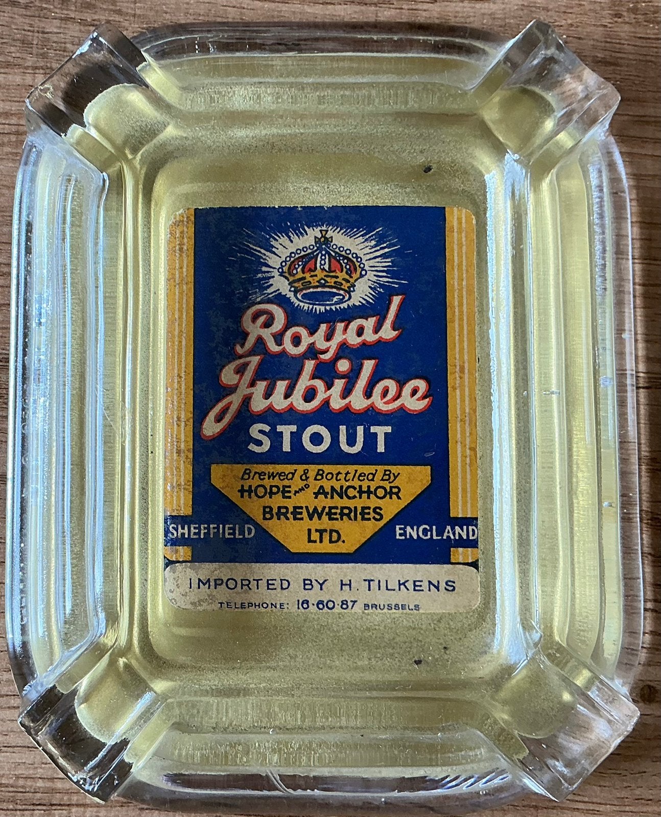 Oude STOUT ROYAL JUBILEE asbak, Ophalen of Verzenden, Zo goed als nieuw, Gebruiksvoorwerp