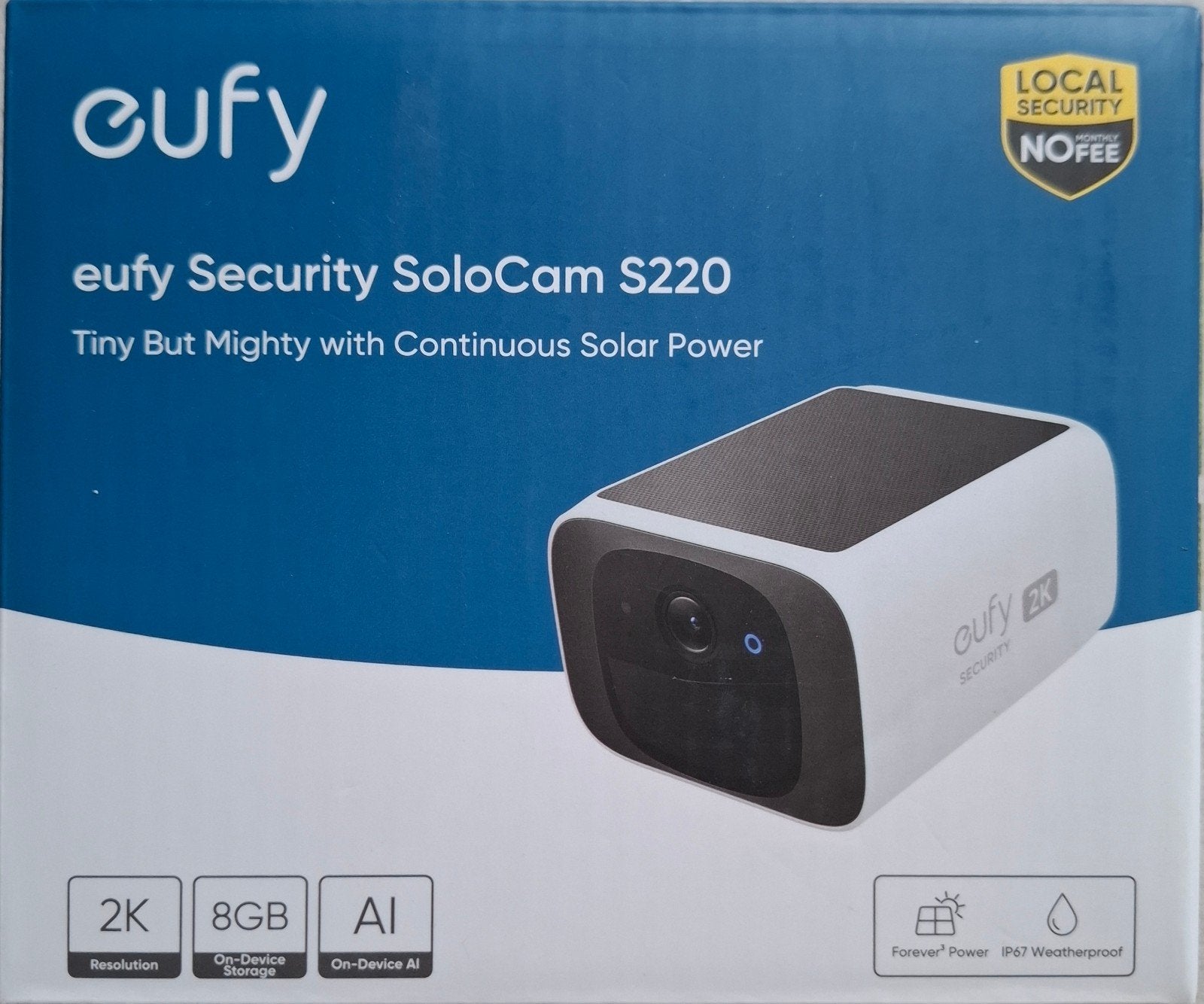 Camera solaire de marque EUFY, TV, Hi-fi & Vidéo, Caméras de surveillance, Enlèvement