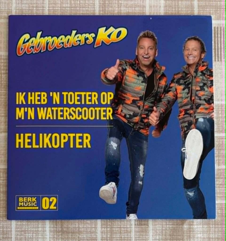 Gebroeders Ko - Ik Heb 'N Toeter Op M'n Waterscooter  (SV), 7 inch, 2020 tot heden, Ophalen of Verzenden, Zo goed als nieuw