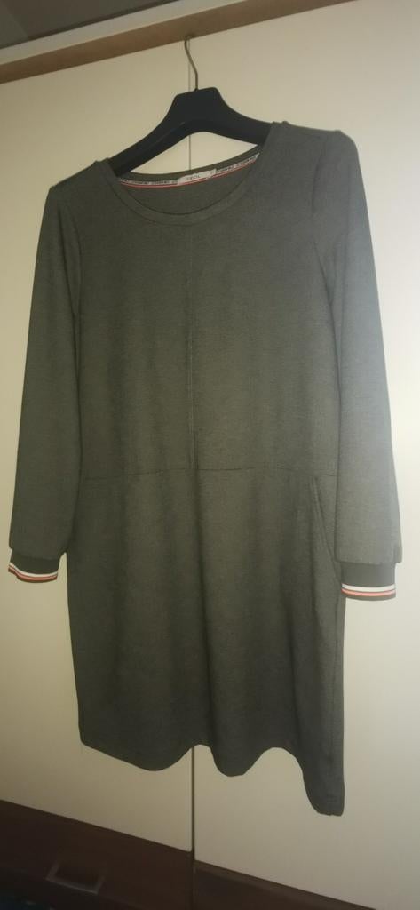 Kleed grijsgroen, merk Cecil, maat S, Kleding | Dames, Ophalen of Verzenden, Zo goed als nieuw, Knielengte, Maat 36 (S)