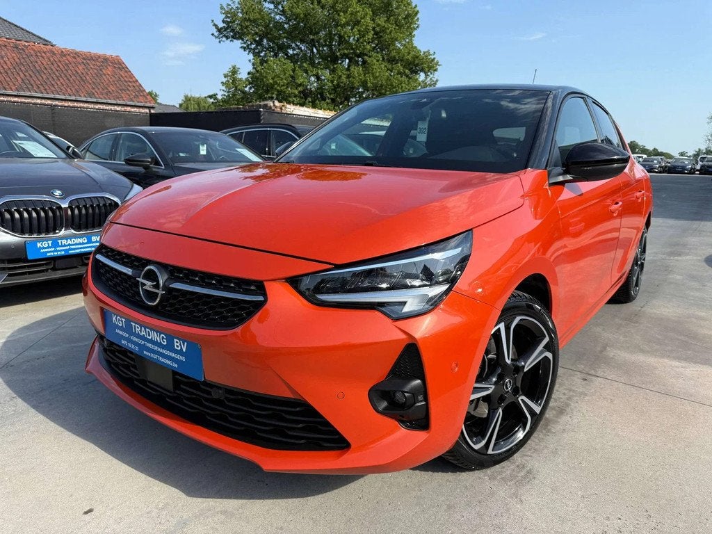 Opel Corsa 1.2i TURBO 100PK GS-LINE NAVIGATIE SPORTZETELS CA, Auto's, Opel, Gebruikt, 1165 kg, Bedrijf, 5 deurs