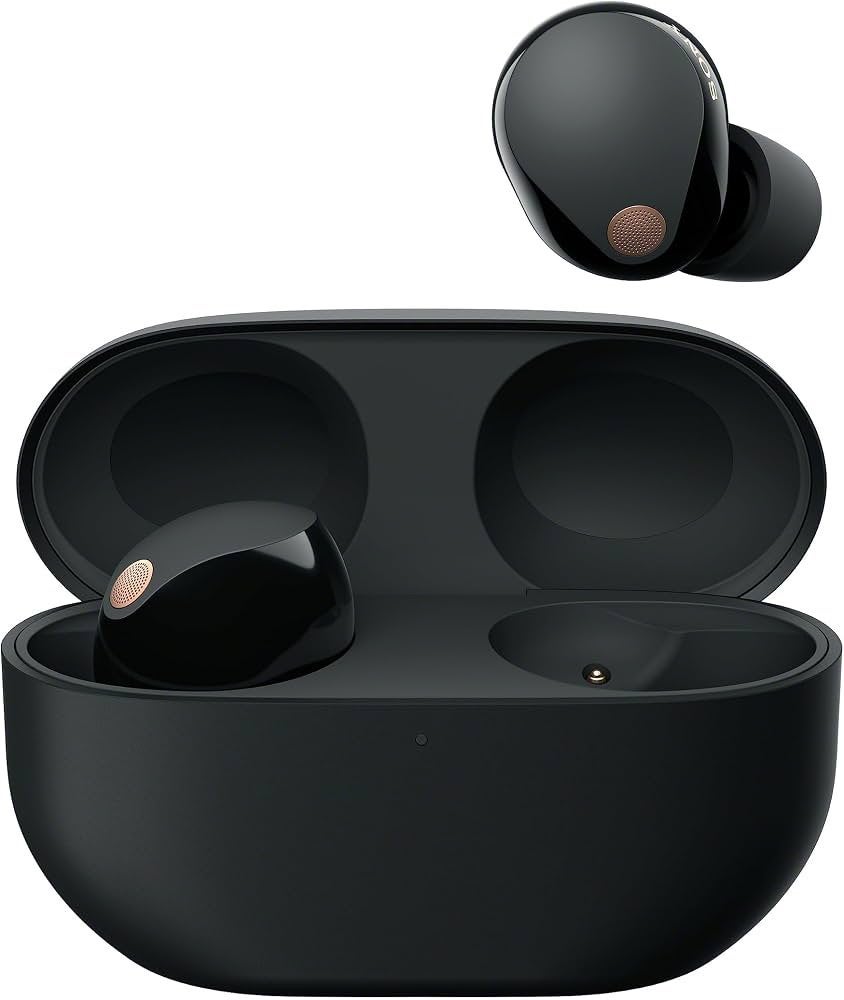 Sony WF-1000XM5 noise cancelling oortjes, Ophalen, Zo goed als nieuw, Zwart, Sony