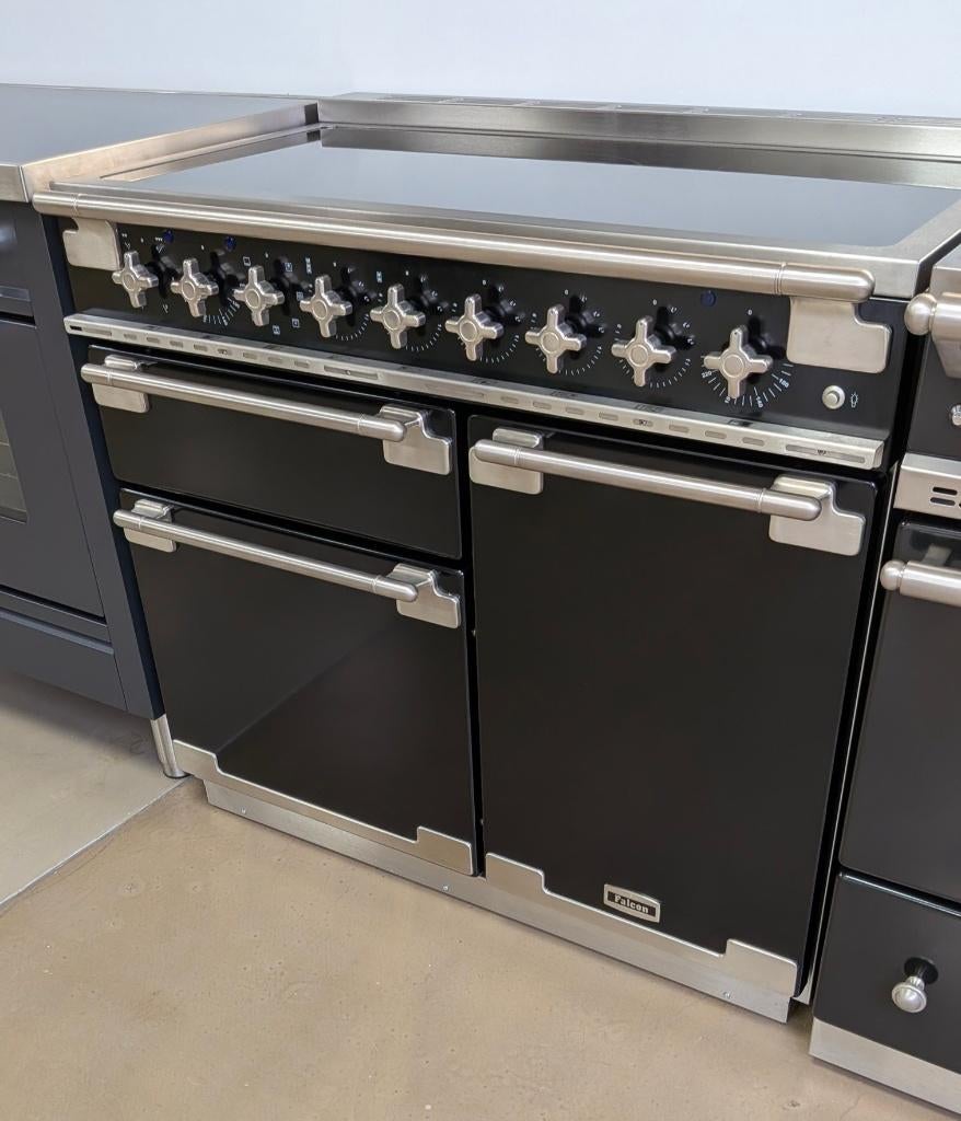 Falcon Elise 100, Elektronische apparatuur, Fornuizen, Nieuw, Tussenbouw, Inductie, 5 kookzones of meer, 90 tot 95 cm, Grill, Hete lucht