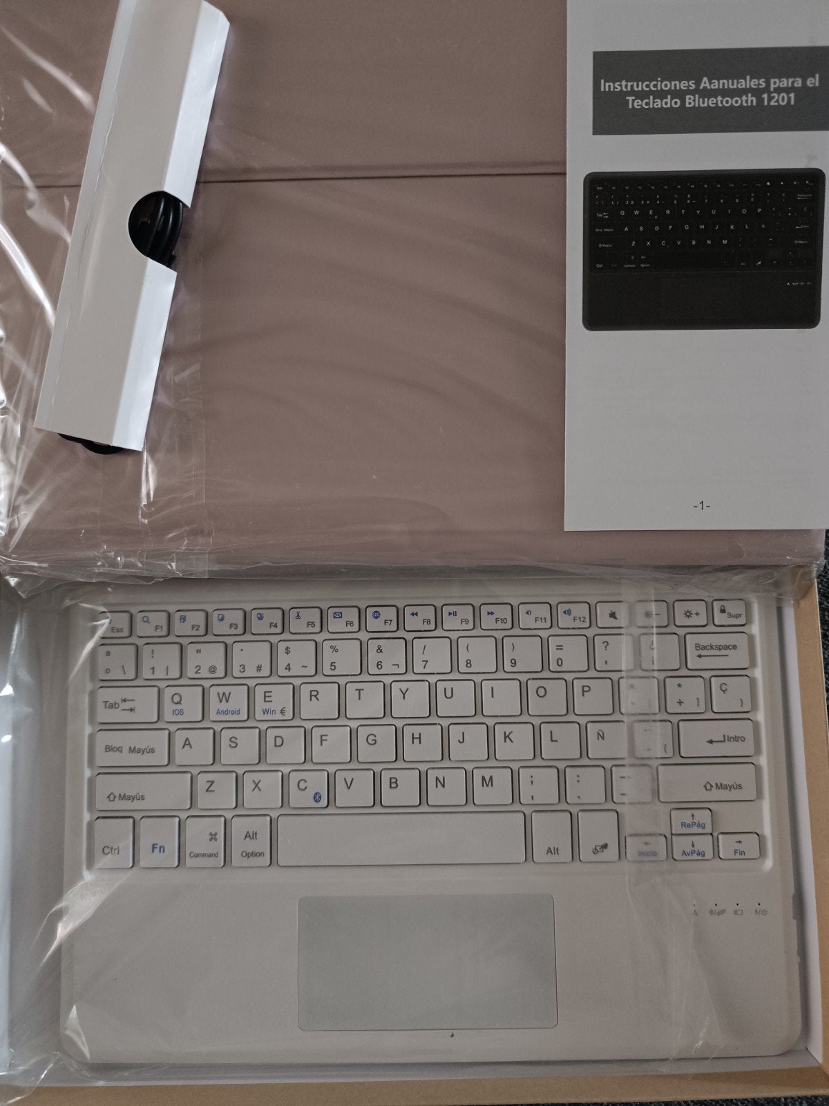 Bluetooth Toetsenbord 1201 – Draadloos – Nieuw, Computers en Software, Ophalen of Verzenden