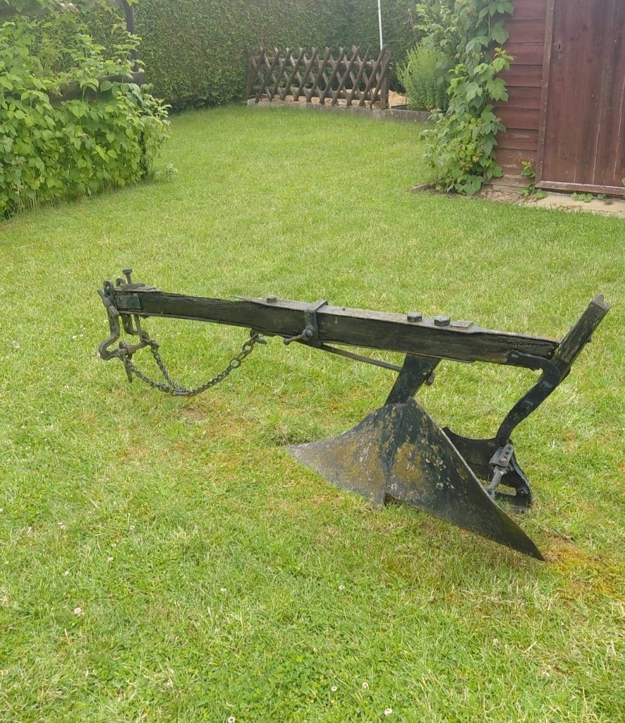 Ancienne charrue agricole ., Ophalen, Weidebouw