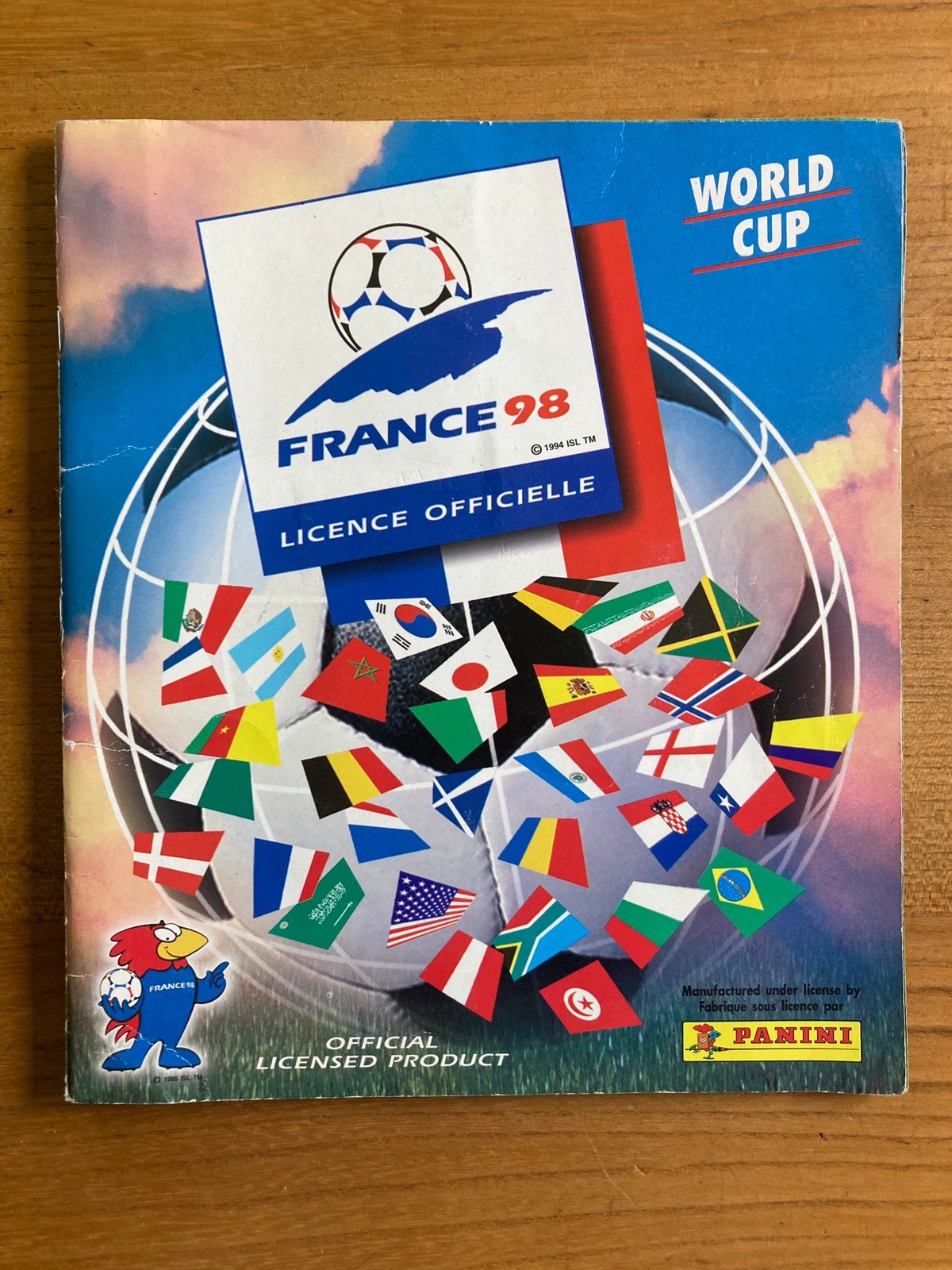 Panini album France 98 complet, Enlèvement ou Envoi, Utilisé