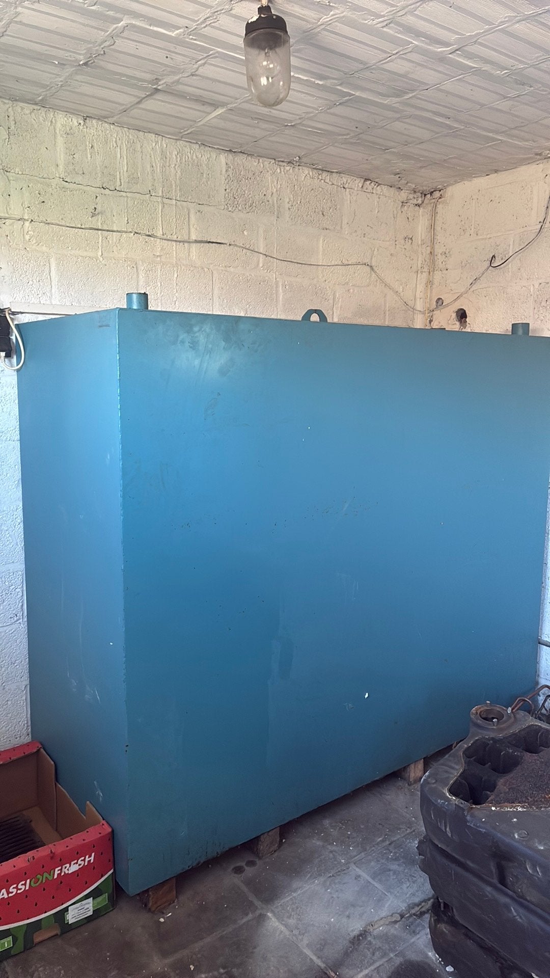 +-250 liter mazout regio Bilzen, Ophalen