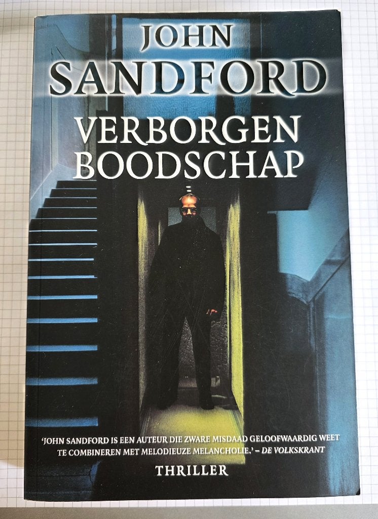 Verborgen boodschap – John Sandford, Boeken, Ophalen of Verzenden, Zo goed als nieuw, John Sandford