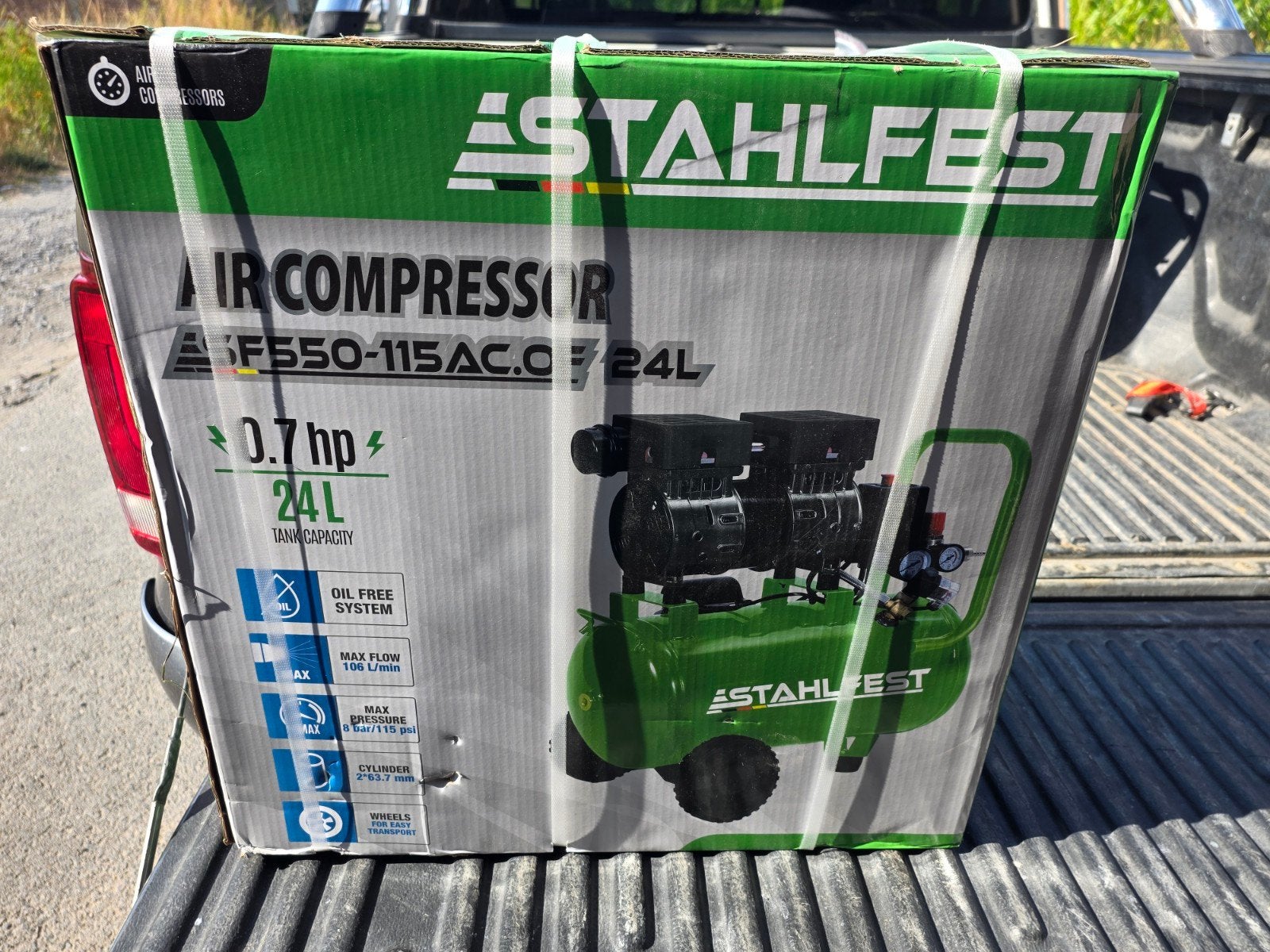 compresseur sans huile, Enlèvement, Neuf, Sans huile
