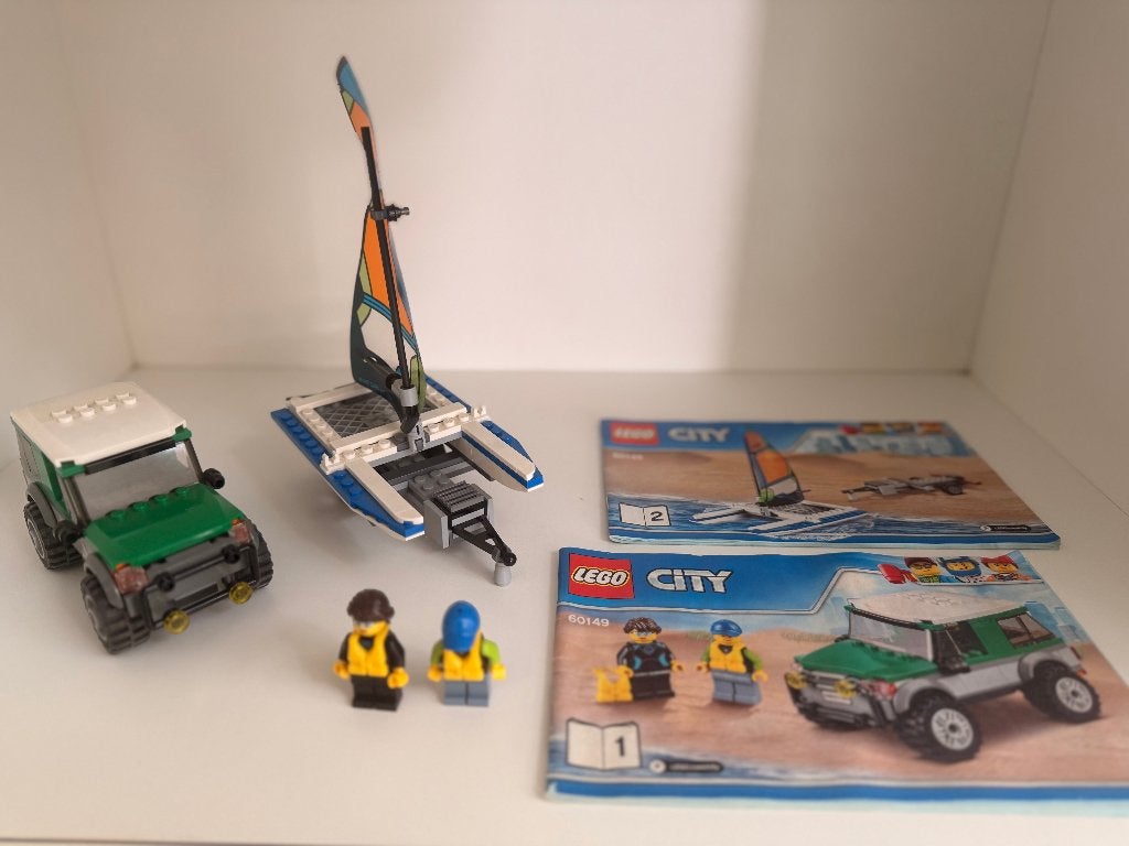 LEGO City Set - 4x4 with Catamaran (60149), City, Lego, Ophalen of Verzenden, Zo goed als nieuw