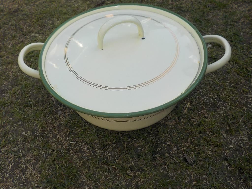 Emaille kookpot, Ophalen