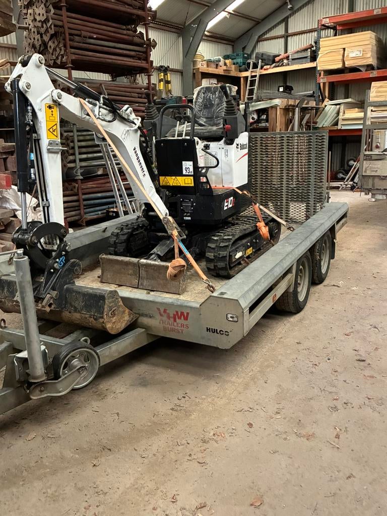 Machinetransporter, Auto diversen, Aanhangers en Bagagewagens, Ophalen of Verzenden, Gebruikt