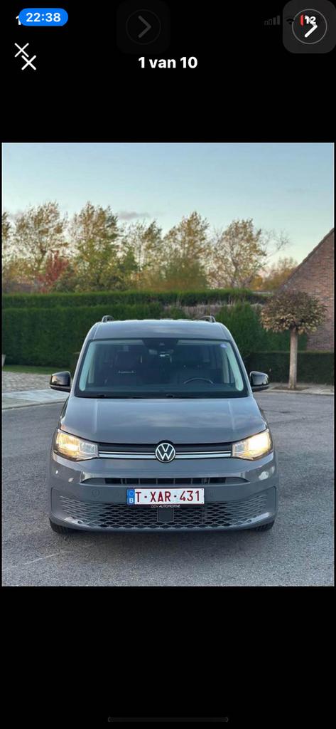 DRINGEND OVERNAME – SNEL BESCHIKBAAR VOLKSWAGEN CADDY 2024, Auto's, Monovolume, Adaptive Cruise Control, 4 cilinders, 7 zetels