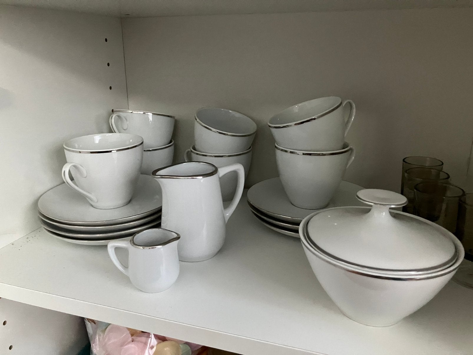Service à thé ou café, Ophalen