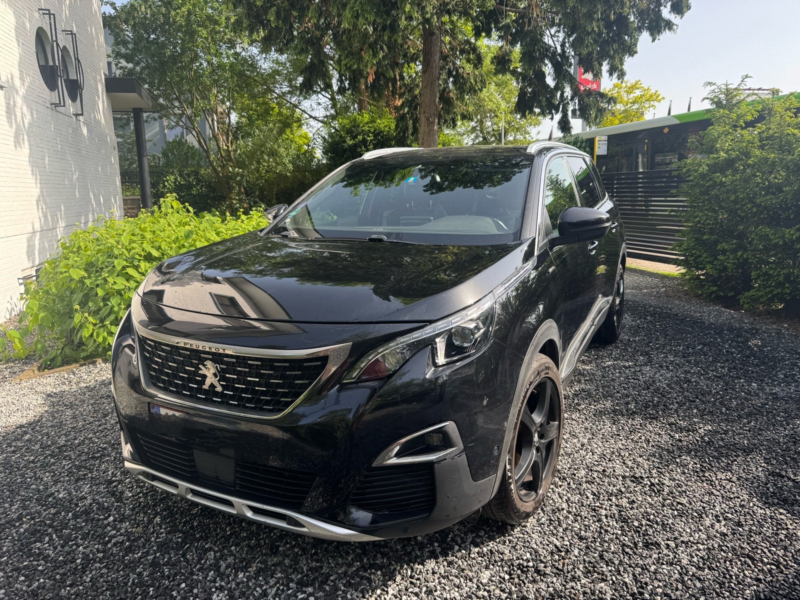 Peugeot 5008 GT bj 2018, 1.6 benzine, 7 pl, Auto's, Peugeot, Automaat, Euro 5, Zwart, 1600 cc
