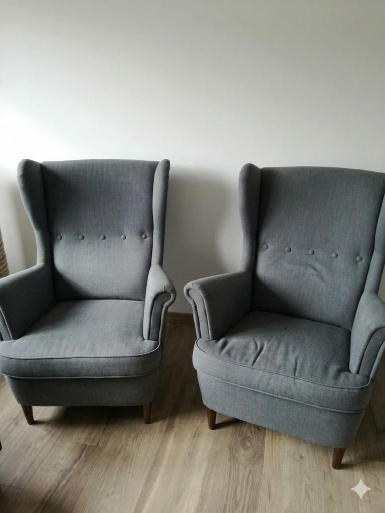 IKEA STRANDMON 2x oorfauteuil, Huis en Inrichting, Ophalen