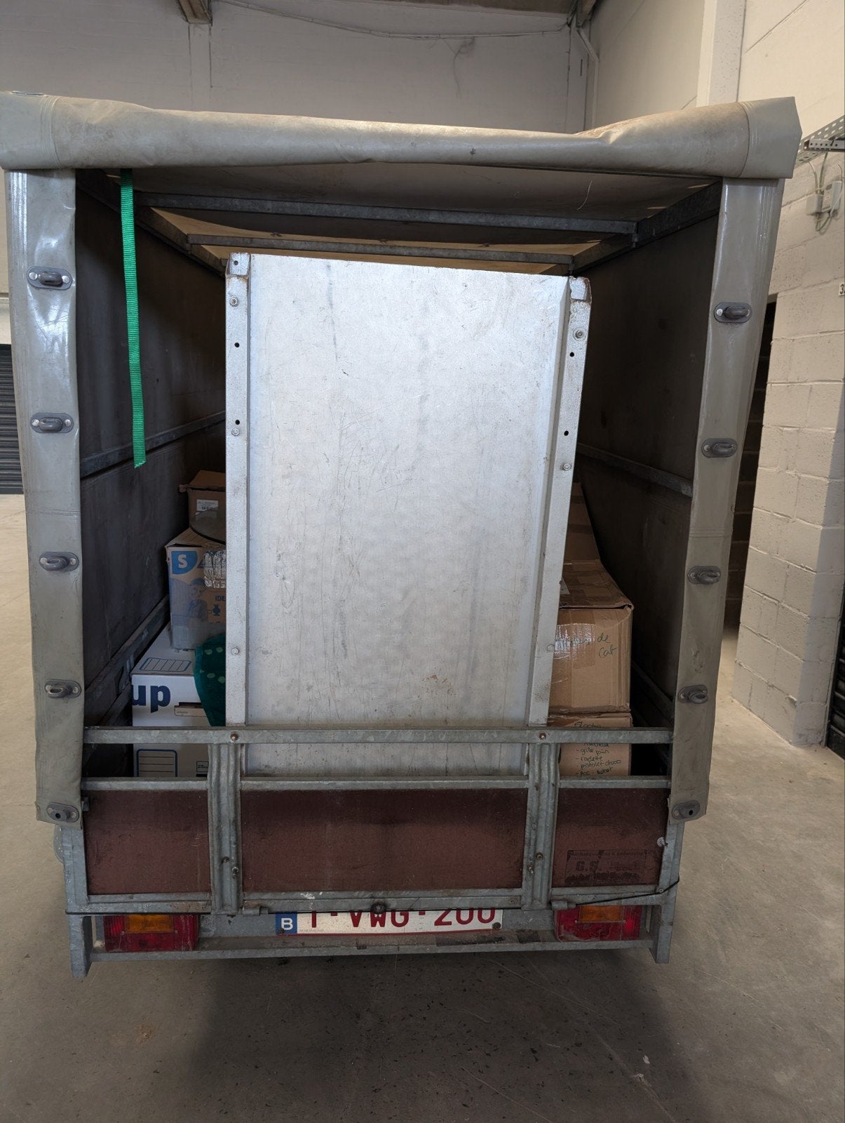 Remorque double essieux 750 kilos
