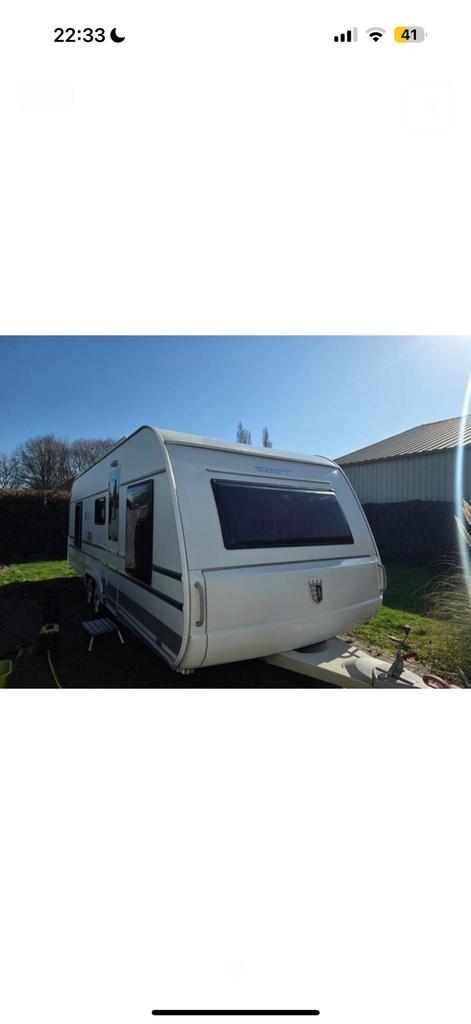 Tabbert verdi met stapelbed en airco!, Caravans en Kamperen, Stapelbed, Tabbert, Airco, Bedrijf
