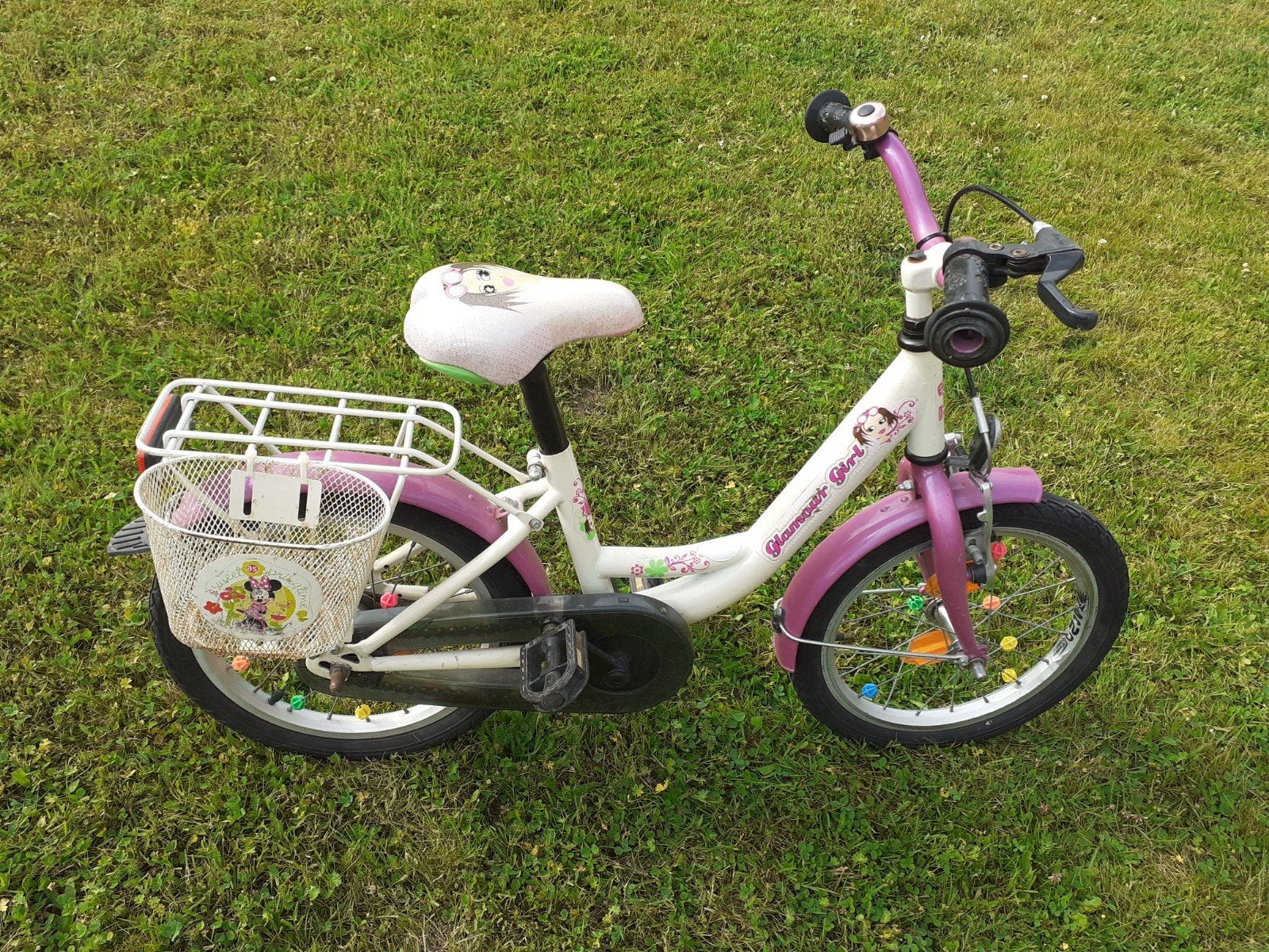 Kinderfiets 16 inch, Ophalen, Gebruikt, Terugtraprem, Verstelbare zitting