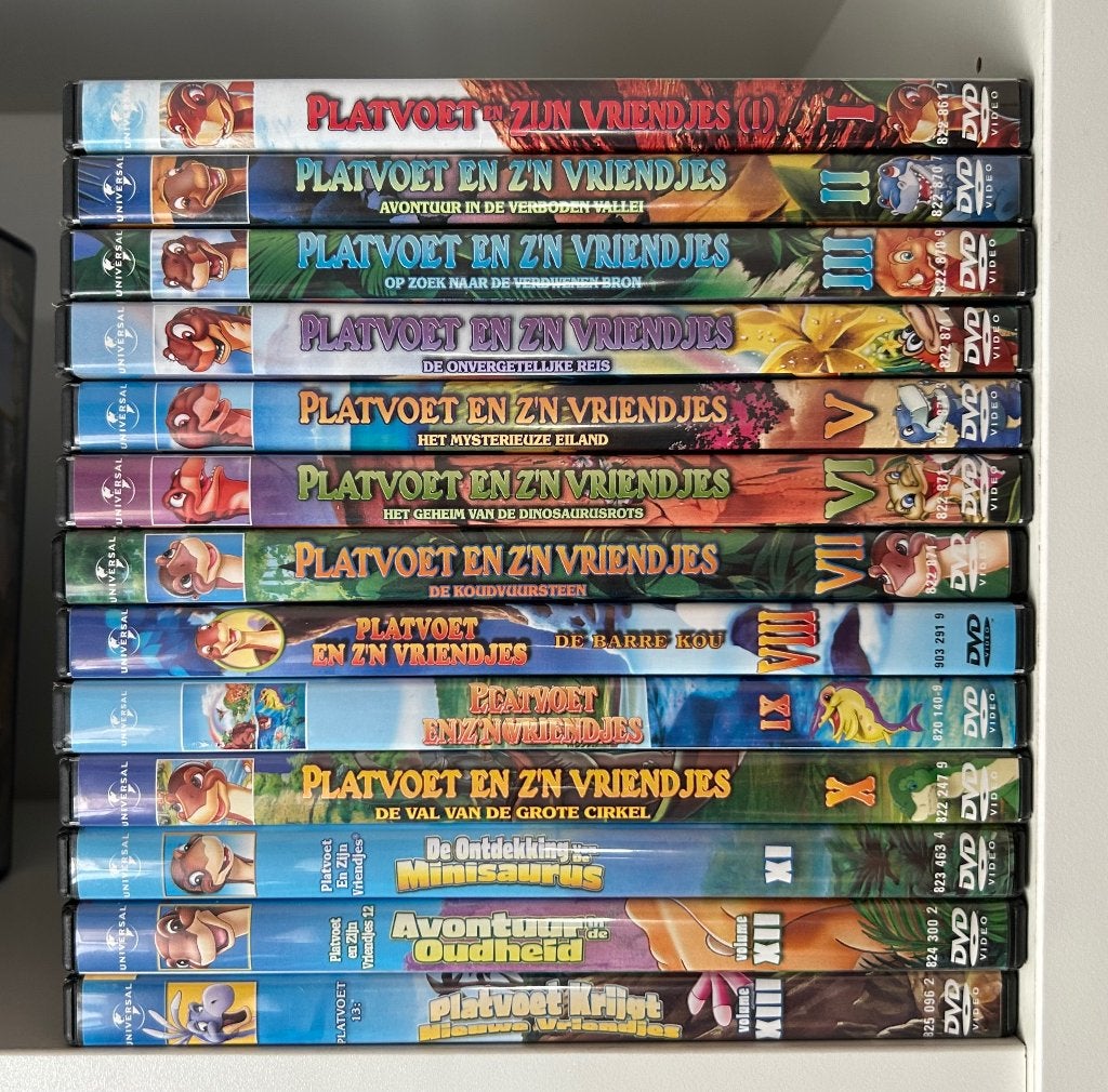 Platvoet & Zijn Vriendjes 1-13, Cd's en Dvd's, Ophalen, Tekenfilm, Overige soorten, Nederlands