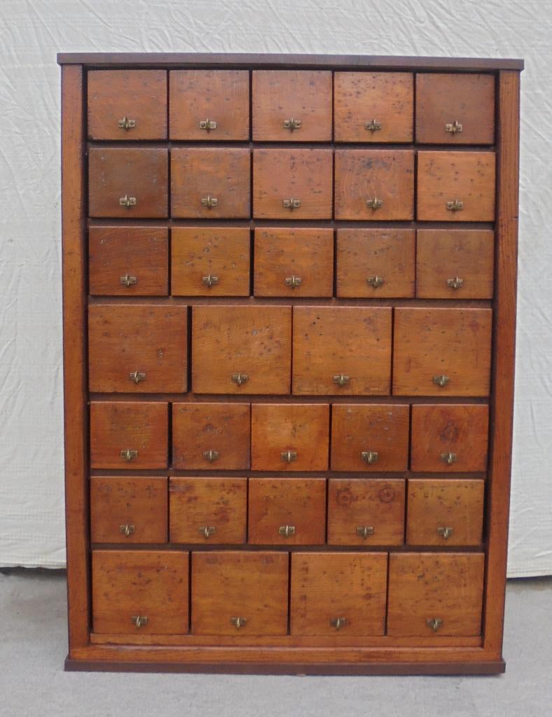 Ladekast apothekerskast winkelkast, Antiek en Kunst, Ophalen of Verzenden