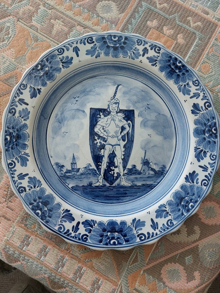 Handgeschilderde schaal, Ophalen