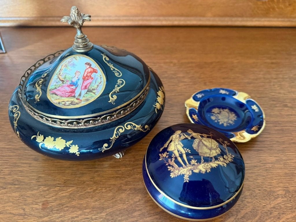Decoratie materiaal limoges, Ophalen, Gebruikt, Glas