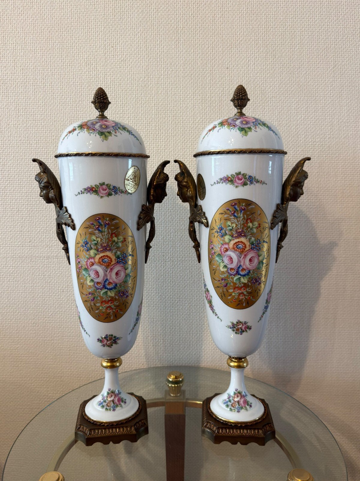 Vases 54cm Limoges, Enlèvement