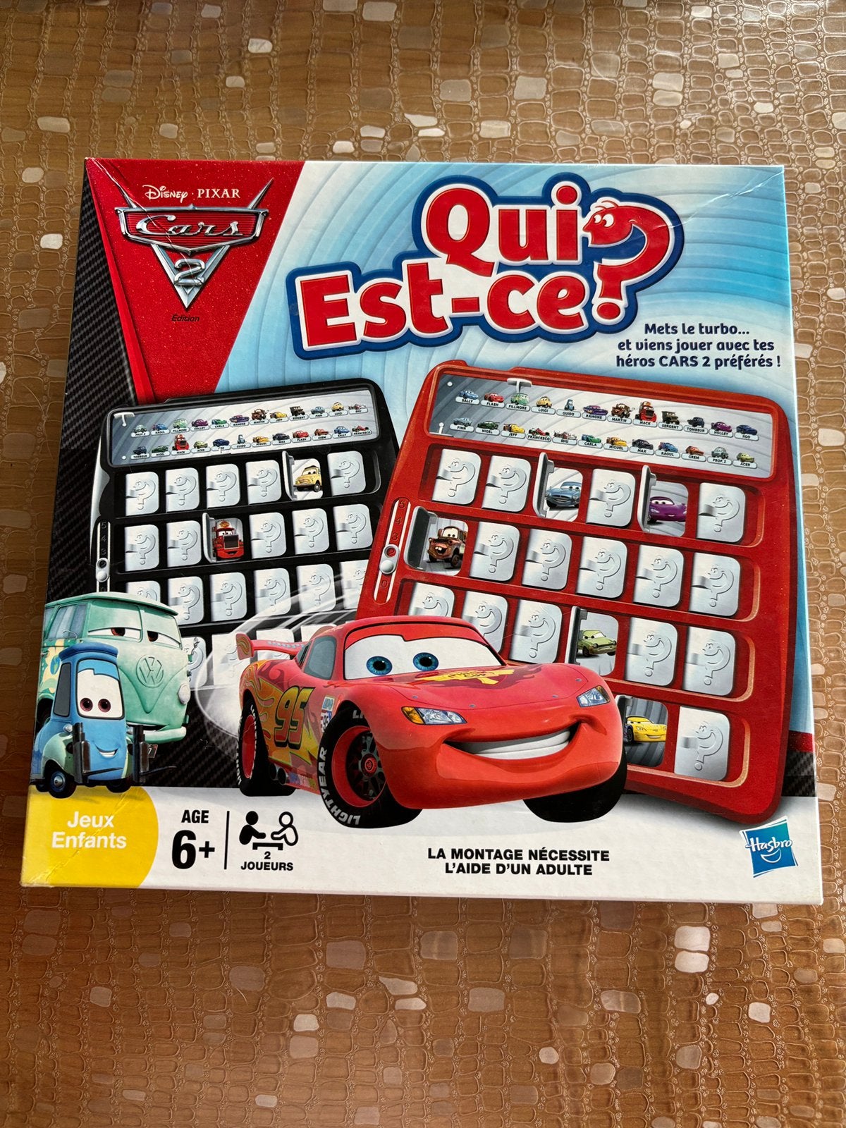 Qui est-ce ? cars, Hobby & Loisirs créatifs, 1 ou 2 joueurs, Enlèvement ou Envoi, Utilisé